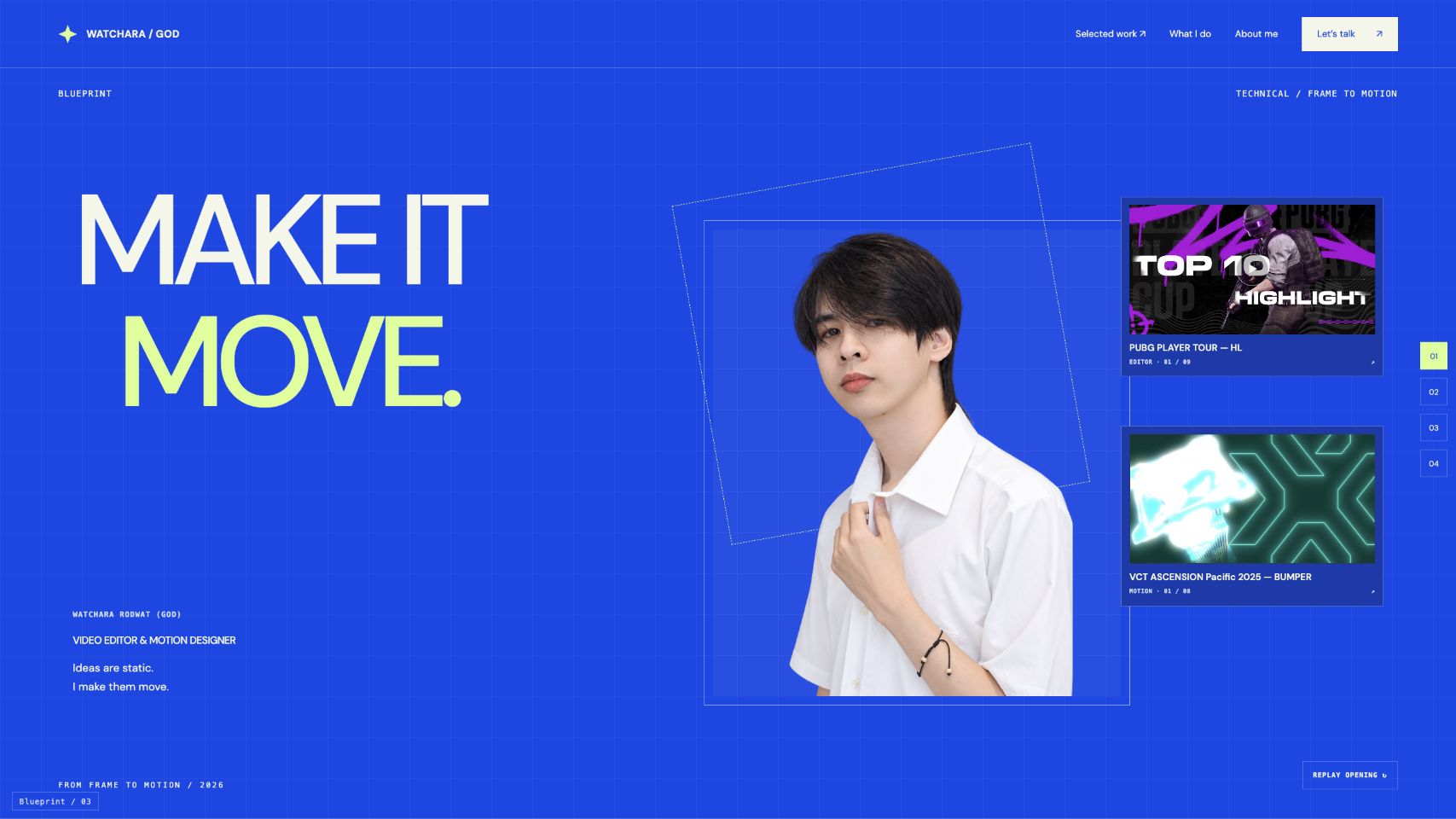 ภาพหน้าเว็บไซต์ Blueprint